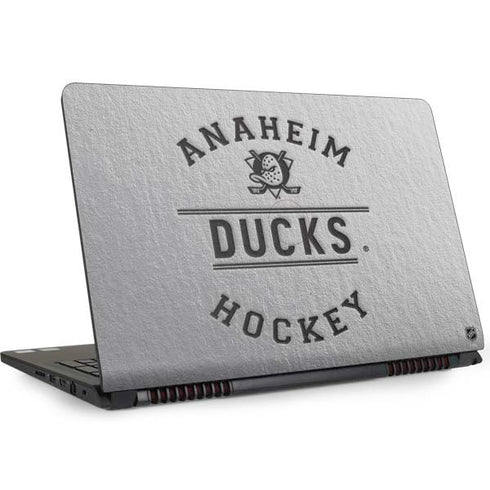 NHL Anaheim Ducks Black Text Dell Inspiron Skin